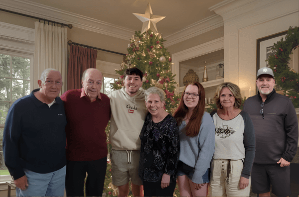 My family at Christmas